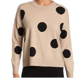 Tahari Polka Dot Sweater